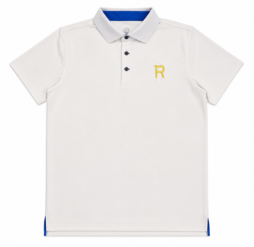 Performance Polo White — front